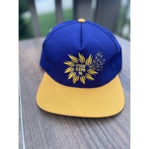 Fire Expo 1999 Hat Baseball Cap Adult Mens Vintage 90s  USA